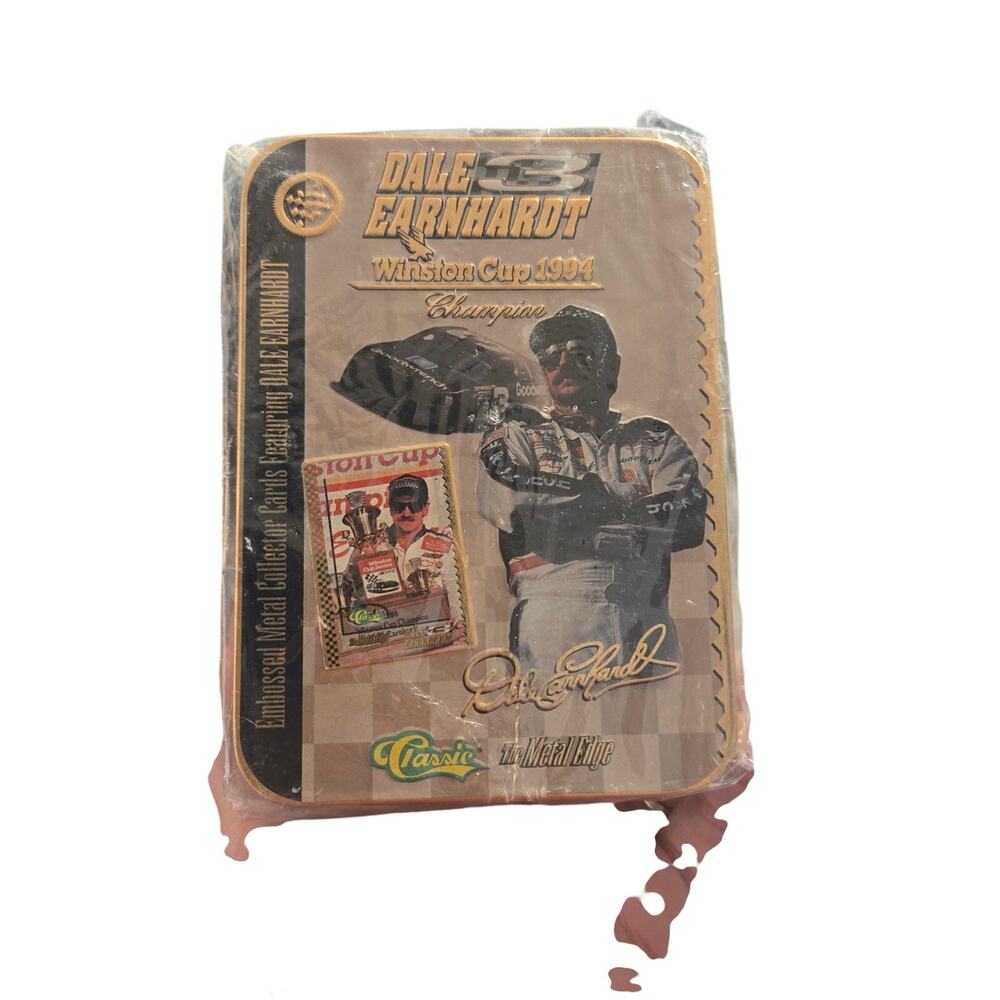 Dale Earnhardt Sr. 1994 Winston Cup Champion Unopened Metal Card Tin Nascar